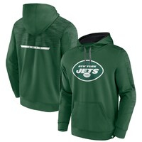 Men's Fanatics Branded Green New York Jets Defender Evo Pullover Hoodie
