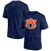 Men's Fanatics Branded  Navy Auburn Tigers Camo Logo T-Shirt