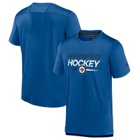 Men's Fanatics Branded  Blue Winnipeg Jets Authentic Pro Tech T-Shirt