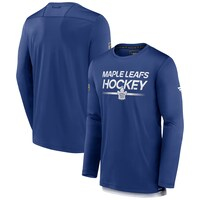 Men's Fanatics Branded  Blue Toronto Maple Leafs Authentic Pro Long Sleeve T-Shirt