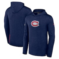 Men's Fanatics Branded  Navy Montreal Canadiens Authentic Pro Lightweight Pullover Hoodie