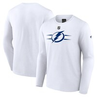 Men's Fanatics Branded  White Tampa Bay Lightning Authentic Pro Secondary Long Sleeve T-Shirt