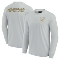 Unisex Fanatics Signature Gray LAFC Elements Super Soft Long Sleeve T-Shirt