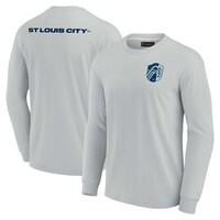 Unisex Fanatics Signature Gray St. Louis City SC Elements Super Soft Long Sleeve T-Shirt