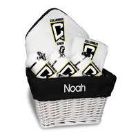 Infant White Columbus Crew Personalized Medium Gift Basket