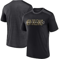 Men's Fanatics Branded Black New Orleans Saints End Zone T-Shirt