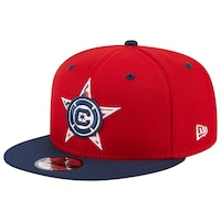 Men's New Era Red Chicago Fire Americana 9FIFTY Snapback Hat
