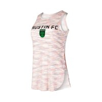 Women's Concepts Sport White Austin FC Sunray Tri-Blend Tank Top