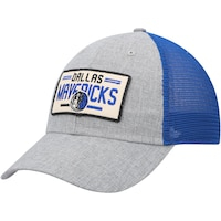Men's Gray/Blue Dallas Mavericks Lyndon Snapback Hat
