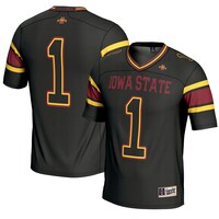 Youth GameDay Greats #1 Black Iowa State Cyclones Endzone Football Jersey