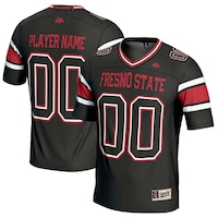 Men's GameDay Greats Black Fresno State Bulldogs NIL Pick-A-Player Football Jersey