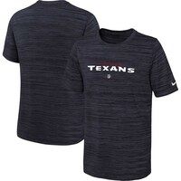 Youth Nike Navy Houston Texans Sideline Velocity Performance T-Shirt