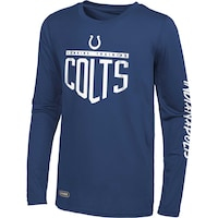 Men's Royal Indianapolis Colts Impact Long Sleeve T-Shirt