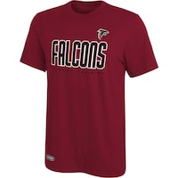 Men's Red Atlanta Falcons Prime Time T-Shirt