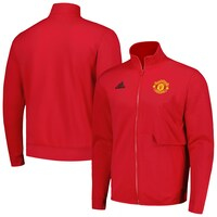 Men's adidas Red Manchester United 2023/24 Anthem Full-Zip Jacket
