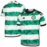 Youth adidas White Celtic 2023/24 Home Replica Jersey