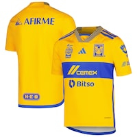 Youth adidas Gold Tigres UANL 2023/24 Home Replica Jersey