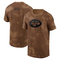Men's Nike  Brown New York Jets 2023 Salute To Service Sideline T-Shirt