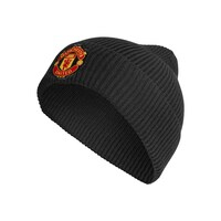 Men's adidas  Black Manchester United Woolie Cuffed Knit Hat