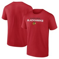 Men's Fanatics Branded Red Chicago Blackhawks Barnburner T-Shirt