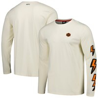 Men's Cream Houston Dynamo FC Local Heavy Long Sleeve T-Shirt
