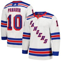 Men's adidas Artemi Panarin White New York Rangers Away Primegreen Authentic Player Jersey