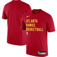 Men's Nike Red Atlanta Hawks 2023/24 Sideline Legend Performance Practice T-Shirt