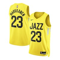Unisex Nike Lauri Markkanen Gold Utah Jazz Swingman Jersey - Icon Edition