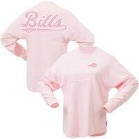 Women's Fanatics Branded Pink Buffalo Bills Millennial Spirit Jersey T-Shirt