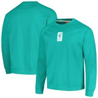 Men's Green Liverpool Simplicity Leisure Raglan Pullover Sweatshirt