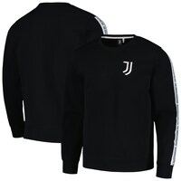 Men's Black Juventus Taped Pullover Sweatshirt