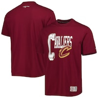 Men's Tommy Jeans Wine Cleveland Cavaliers Mel Varsity T-Shirt