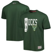 Men's Tommy Jeans Hunter Green Milwaukee Bucks Mel Varsity T-Shirt