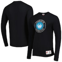 Men's Mitchell & Ness Black Charlotte FC Legendary Long Sleeve T-Shirt