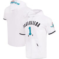 Men's Pro Standard Tua Tagovailoa White Miami Dolphins Player Name & Number Hoodie T-Shirt