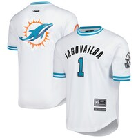 Men's Pro Standard Tua Tagovailoa White Miami Dolphins Player Name & Number Mesh T-Shirt