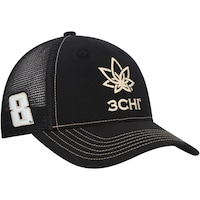 Men's Checkered Flag Sports Black Kyle Busch Sponsor Trucker Adjustable Hat
