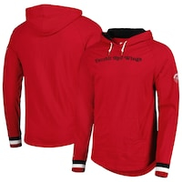 Men's Mitchell & Ness Red Detroit Red Wings Legendary Slub Hoodie Long Sleeve T-Shirt