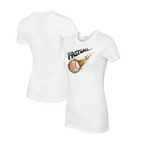 Women's Tiny Turnip White San Francisco Giants Fastball T-Shirt