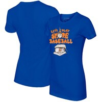 Women's Tiny Turnip Royal New York Mets Smores T-Shirt