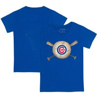 Infant Tiny Turnip Royal Chicago Cubs Baseball Cross Bats T-Shirt