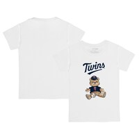 Infant Tiny Turnip White Minnesota Twins Teddy Boy T-Shirt