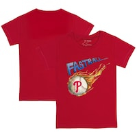 Infant Tiny Turnip Red Philadelphia Phillies Fastball T-Shirt