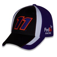Men's Joe Gibbs Racing Team Collection Black/Navy Denny Hamlin Restart Adjustable Hat