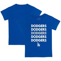 Infant Tiny Turnip Royal Los Angeles Dodgers Stacked T-Shirt