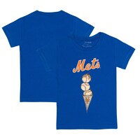 Infant Tiny Turnip Royal New York Mets Triple Scoop T-Shirt