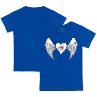 Toddler Tiny Turnip Royal Toronto Blue Jays Angel Wings T-Shirt
