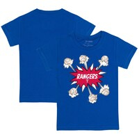 Toddler Tiny Turnip Royal Texas Rangers Baseball Pow T-Shirt
