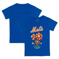 Toddler Tiny Turnip Royal New York Mets Blooming Baseballs T-Shirt