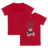 Toddler Tiny Turnip Red St. Louis Cardinals Teddy Boy T-Shirt